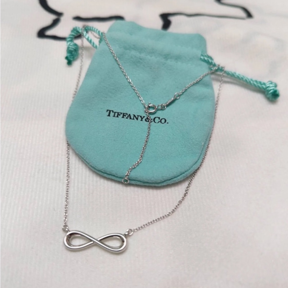 Tiffany & Co. Silver Infinity Pendant Necklace